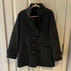 Banana Republic Charcoal Pea Coat